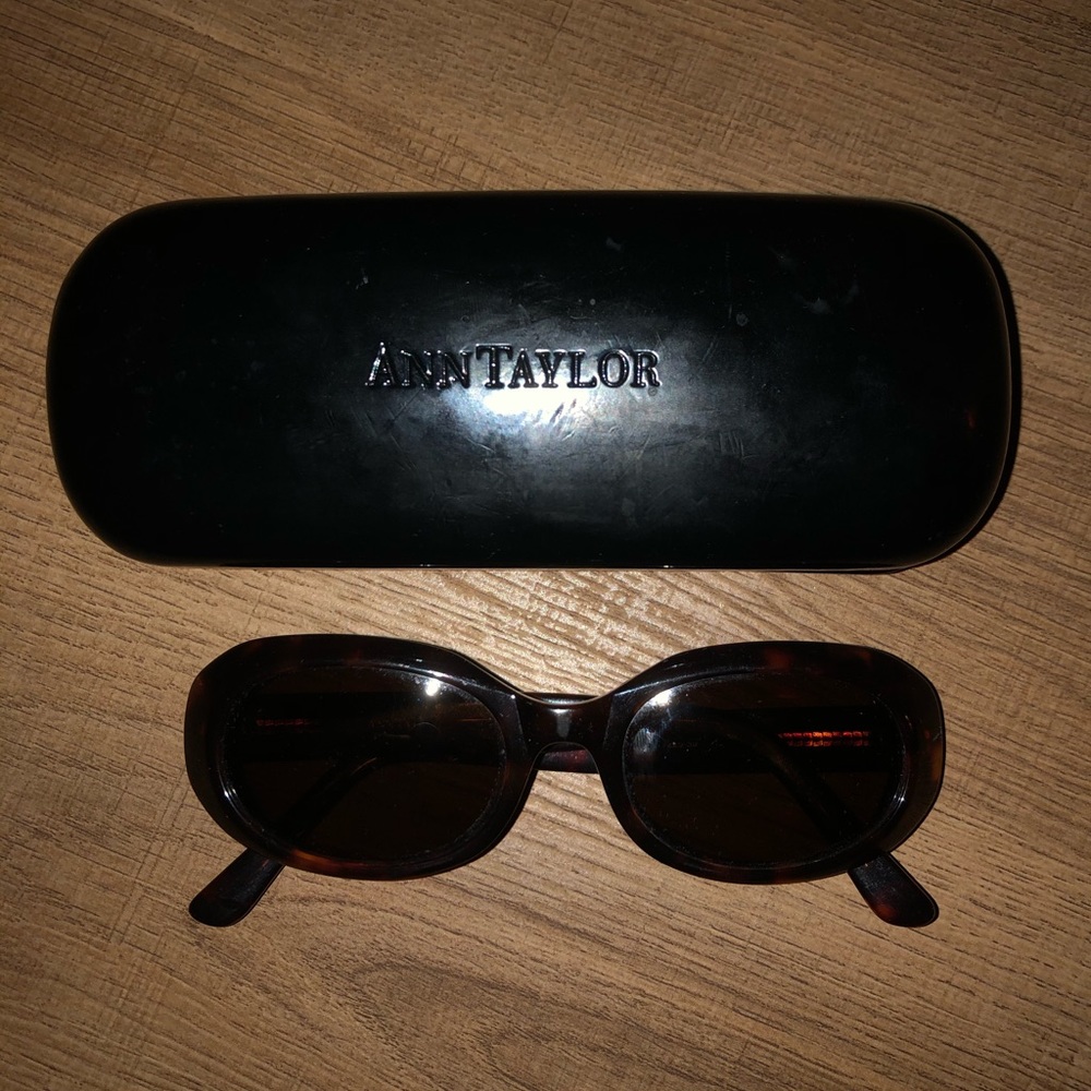 Ann Taylor sunglasses and case